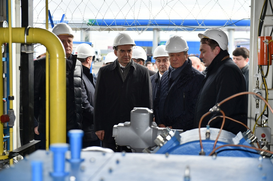 На Кубани открыли два новых газозаправочных комплекса