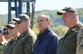 Вениамин Кондратьев посетил горный учебный центр Южного округа Росгвардии