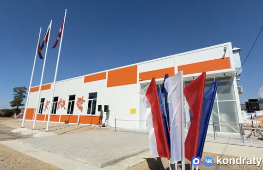В станице Крыловской открыли новый зал для гиревого спорта