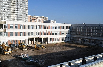 Школу на улице Пономаренко в Краснодаре готовят к открытию 1 сентября