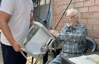 101-летний ветеран Великой Отечественной войны из Новокубанского района принял участие в голосовании