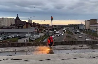 Восстановить движение по Фадеевскому путепроводу в Краснодаре планируют в октябре 