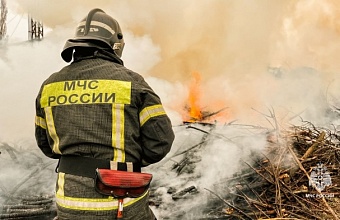 Пожар в морском порту Темрюка ликвидирован