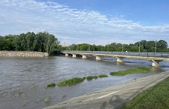 Угроза разлива реки Кубань в Армавире миновала