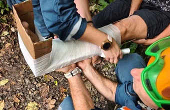 В Сочи спасатели эвакуировали туристку из Тисо-самшитовой рощи