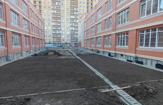 Новая школа в Краснодаре на ул. Летчика Позднякова примет учеников во второй четверти