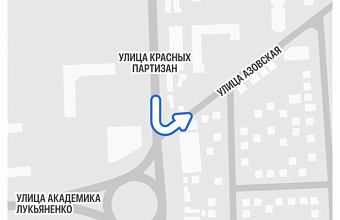 В Краснодаре изменят схему движения на перекрестке улиц Красных Партизан и Азовской