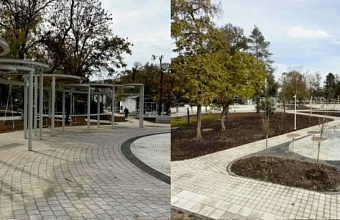 На Кубани завершили благоустройство 65 зеленых зон из плана 2026 г.