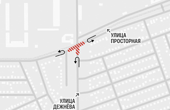 В Краснодаре ограничат движение на пересечении улиц Дежнева и Просторной 