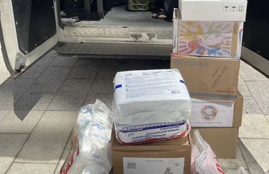 Из Новороссийска в Херсонскую область отправили гуманитарную помощь